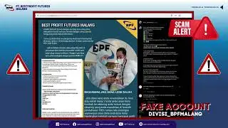 Hati-Hati Penipuan Telegram & Medsos yg mengatasnamakan PT Bestprofit Futures Malang #scam