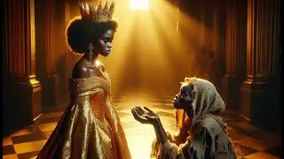 she begged the proud queen for food, then the queen insulted her and left #folklore #stories