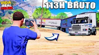 GTA V - VIDA REAL | QUASE QUE MEU CAMINHÃO NÃO AGUENTOU ANDAR  - #125