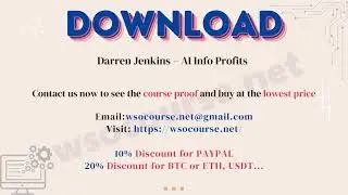 [Wsocourse.net] Darren Jenkins &ndash; AI Info Profits