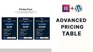 Build a Stylish Price Table with Tabs in WordPress Using Elementor (2025)