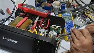 Livguard inverter repair after charging for some time mains o/l l/b indication light & beep simul...