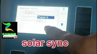 Solar sync Hunter control irrigation system ACC 2