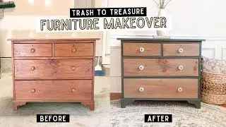 DIY Furniture Makeover | Trash to Treasure | Ashleigh Lauren