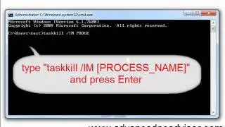 How to terminate process manually