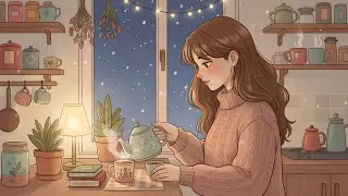 Snowy Evening Tea Time | Soft Chill Vibes for Cozy Workspaces
