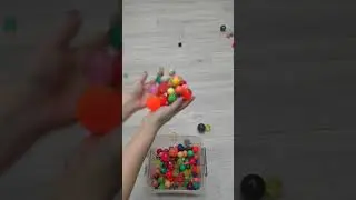 Reverse video Bouncing Balls
