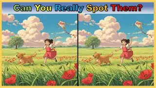 【Spot the Difference | Brain Health】 Memory & Focus Training Puzzle | Dementia Prevention