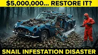 Restoring Abandoned Aston Martin DB5 - LEFT in a Pond Full of Frogs and Algae