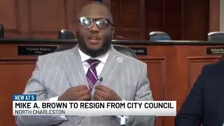 VIDEO: North Charleston councilman announces resignation amid corruption charges