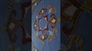 🌷машинная аппликация #application #applique #sewing #рукоделие #handmade
