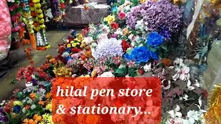 Hilal Pen Store Vlog | Stationary | Flowers 💐🌷⚘🌻🌺🥀🌹🌸🍂🍁🍀☘🌲🌱 | @Yumnaofficial-u7b