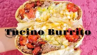 Pac-Man Burrito! Overloaded Tucino Burrito in Las Vegas