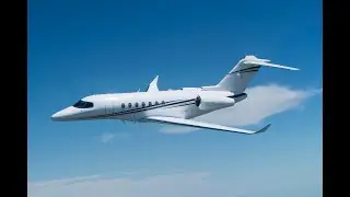 Cessna Citation Longitude, cruising 41000 feet high over Italy - HD