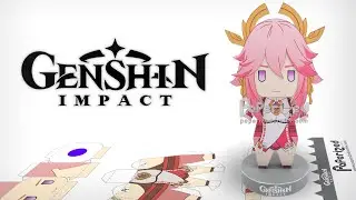 Genshin Impact: Yae Miko Paperized
