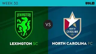 Lexington SC v North Carolina FC: October 7, 2023