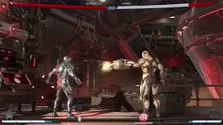 Injustice 2 verse Blue Beetle v Cyborg
