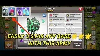 Unleash #Mashupmadness : Crush Enemies base with Low Lvl Hero's!, Lavaloon attack,#video