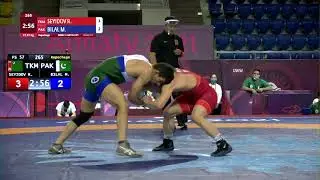 Repechage FS - 57 kg: R. SEYIDOV (TKM) v. M. BILAL (PAK)