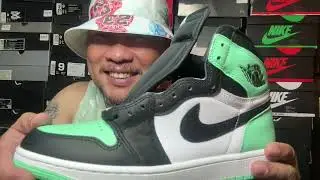 Air Jordan 1 high &lsquo;Glow Green and Air Jordan 1 high &lsquo;Electro Orange&rsquo; Unboxing