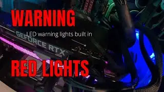 Мигающий/постоянно горящий красный индикатор на видеокартах Nvidia RTX