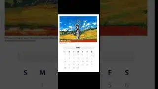 Art Calendar 2023 by Tracey's Colour My World
