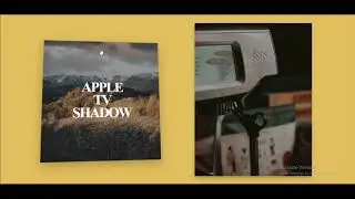 Apple TV shadow using Html Css and Javascript