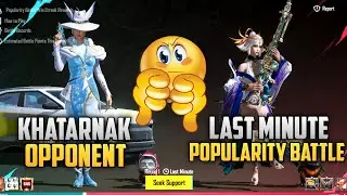 LAST SECOND POPULARITY BATTLE ROUND 1 BGMI |  POPULARITY BATTLE 4.2 UPDATE 