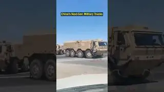 New Military Trucks Spotted With Chinese Army!