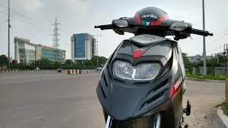 Aprilia sr 150 high beam and low beam LED  light install NEW