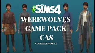 Sims 4 Werewolves Game Pack CAS ( Spoilers they are gorgeous 😍 )