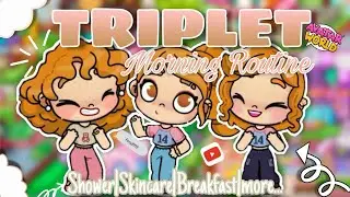 Triplets Morning routine!!!☀️||Avatar world|Pazu