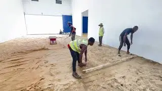 Nivellement PARFAIT avant b&eacute;ton : La technique PRO sur ce chantier ! 🚧🔥
