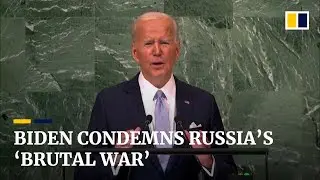 At UN General Assembly, US President Joe Biden calls out Russia for &lsquo;brutal, needless war&rsquo;