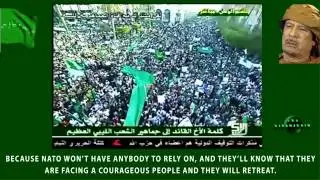 Tripoli Protest 01.07.2011 Againt NATO Aggression (with subtitles) PART 3, NATO War On Libya