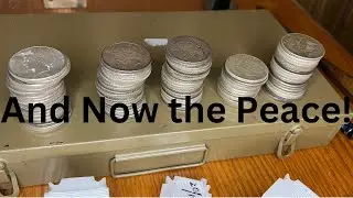 93 Silver Peace Dollars in Tubes ~ How did we do on upgrading the album stacking?