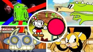 Cuphead All Bosses With One Unused Boomerang Weapon Hit (Including Secret Bosses)