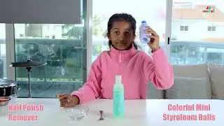The Excitement Watching Melting Styrofoam with Nail Polish Remover -JJFuntime #funny #youtube #viral