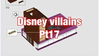 LEGO Disney Villain Icons (43227) - 2023 real time build pt 17 #legofun #disney100yearsofwonder