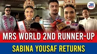 Mrs World 2nd Runner-Up Sabina Yousaf returns