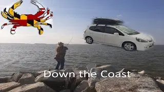 Traveling to Maryland in my Honda Fit Micro Camper Build | FPV freestyle on the Nanicoke River