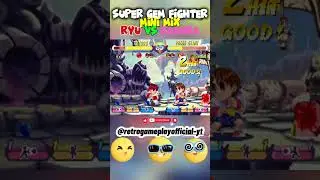Ryu smashes Sakura in Super Gem Fighter Mini Mix arcade chaos #gemfighter #arcade #capcom