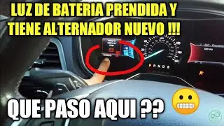 FORD FUSION LUZ DE BATERIA PRENDIDA , ALTERNADOR NUEVO P065B