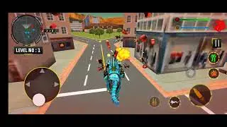 game polisi singa robot berubah mobil lion robot transform car : police lion robot transform car