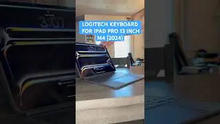 UNBOXING LOGITECH KEYBOARD FOR IPAD PRO 13 INCH M4 (2024)#applekeyboard #ipadkeyboard #smartkeyboard