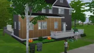 🏡 Casa tradicional para 4 Sims | Building a Traditional Family House with Pool 🌿 #18