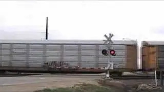 Eastbound BNSF Autorack Train