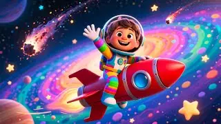 Flying Rocket Numbers Song 🚀 | Fun Baby Songs & Nursery Rhymes for Kids | counting song, rocket