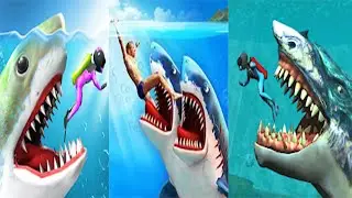 Shark Simulator 2020 VS Whale Shark Simulator 2020 VS Double Head Shark Attack Multiplayer