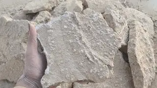 Asmr new video mud dirt dry clypot floor water crumbling super dasty #clay#viralvideo#remix#asmr..
